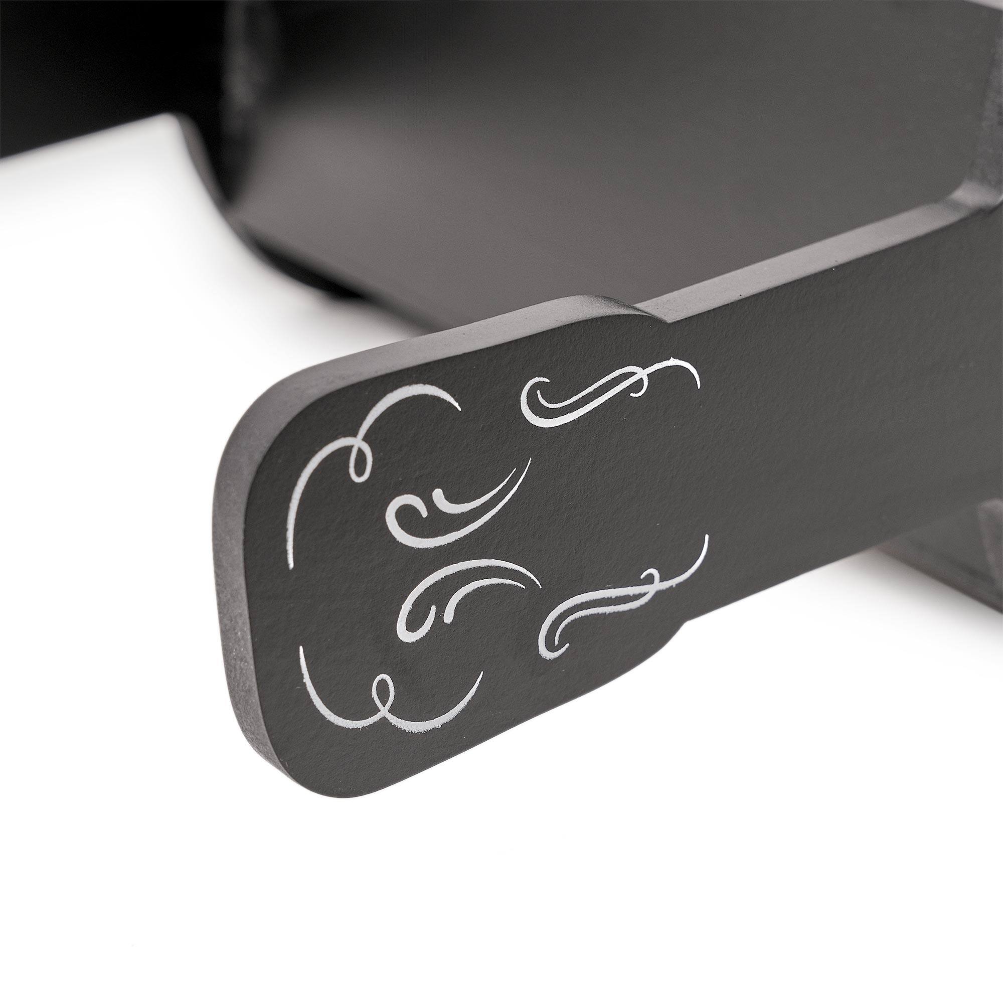 American Art Decor Grand Ole Opry Guitar Shaped Wooded Storage Crate - 16" x 10"